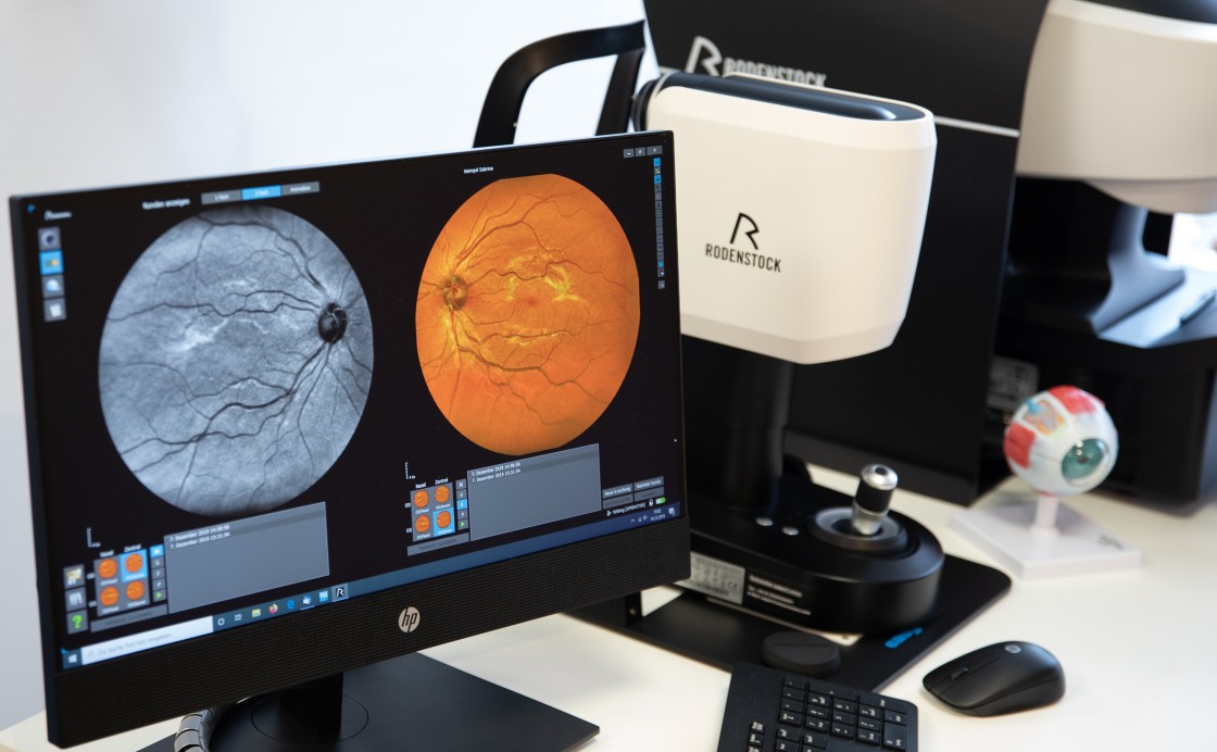 Refraktionsraum bei Optik Hoffmann in Kressbronn. 
